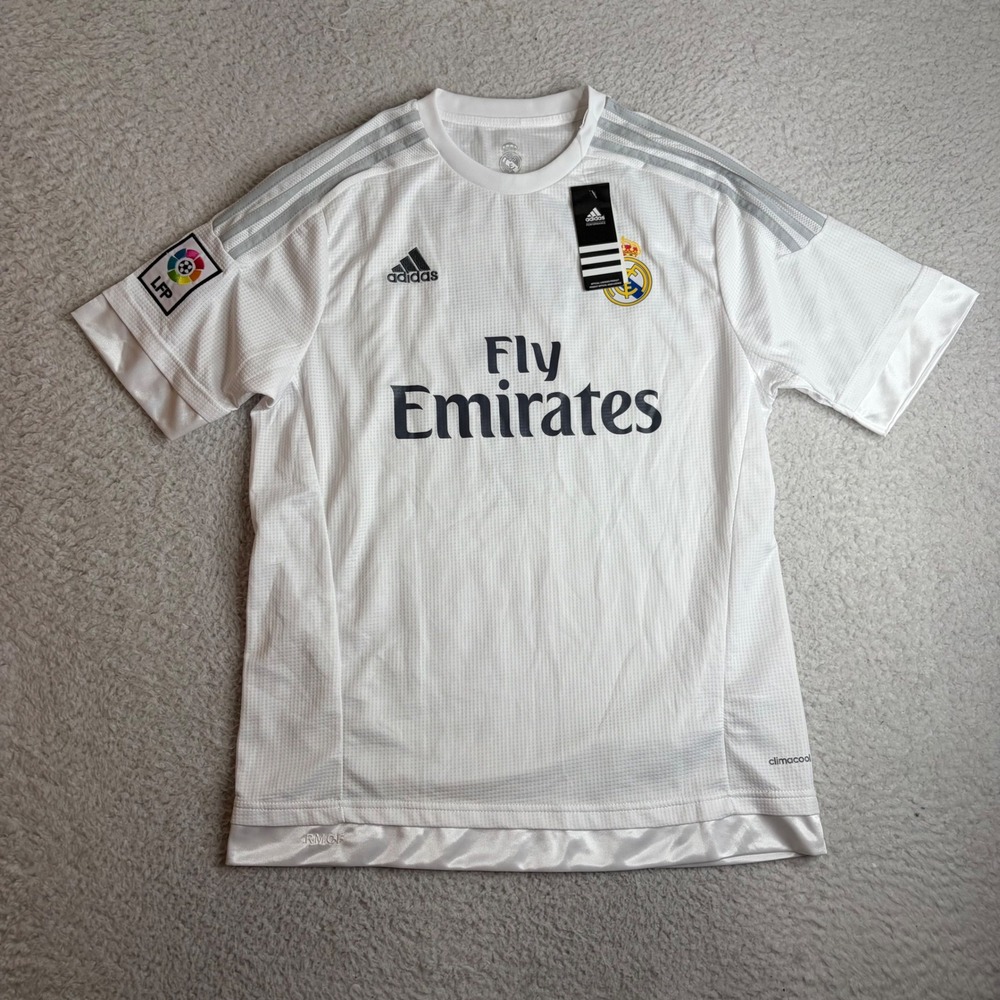 NEW Adidas Real Madrid 2016-17 Home Jersey Ronaldo 7 White D35892 Mens XL NWT
